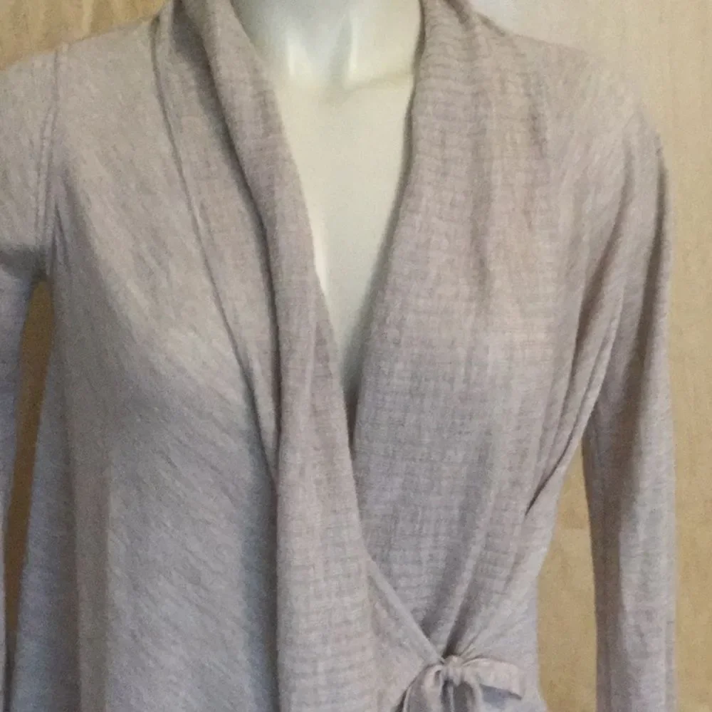 Vince Drape Front Wool And Cashmere Cardig… - Picture 3 of 10
